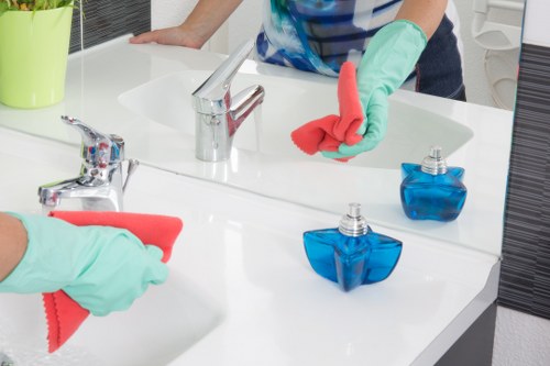 Office cleaning equipment and supplies used in Hackney offices