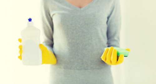 Deep cleaning oven racks and interior surfaces