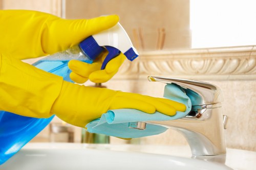Thorough bathroom deep cleaning in Hackney with polished surfaces