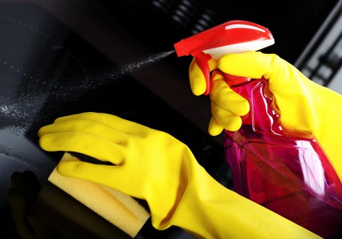 Deep cleaning in a Hackney property after renovation work